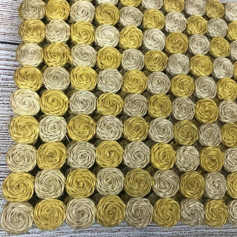 Woven Wicker Circles Placemats 15.5